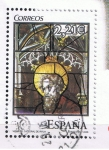 Stamps Spain -  Edifil  4196  Vidrieras de la Catedral de Avila.  