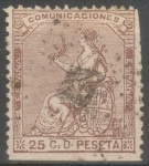 Stamps Spain -  ESPAÑA 135 ALEGORIA DE ESPAÑA