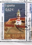 Stamps Spain -  Edifil  4483 D  Faros de España 2009.  