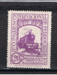 Stamps Spain -  Edifil  474  XI  Congreso Internacional de Ferrocarriles.   