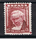 Stamps Spain -  Edifil  1005  II Cente. del nacimiento de Goya.  