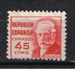 Stamps Spain -  Edifil  737  Cifras y Personajes..   