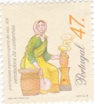 Stamps Portugal -  vendedora  de castañas