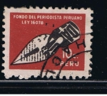 Stamps Peru -  Fondo del periodista Peruano