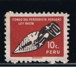 Stamps Peru -  Fondo del periodista Peruano