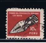 Stamps Peru -  Fondo del periodista Peruano