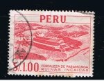 Stamps Peru -  Fortaleza de Paramonga.  Ruinas Incas.