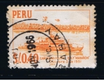 Stamps Peru -  Cañonera fluvial B.A.P. Marañón  3 Octubre 1951