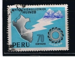 Stamps Peru -  Central hidroeléctrica Huinco  240.000 KW.