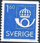 Stamps Sweden -  SERIE BÁSICA. CORNETA DE POSTAS. Y&T Nº 1298