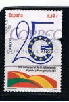 Stamps Spain -  Edifil  4574  XXV Aniver. de la adhesión de España y Portugal a la CEE