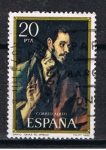 Stamps Spain -  Edifil  2667  Homenaje al Greco.  