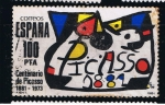 Stamps Spain -  Edifil  2609  Homenaje a Pablo Ruíz Picasso.  