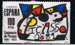 Stamps Spain -  Edifil  2609  Homenaje a Pablo Ruíz Picasso.  