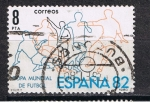 Stamps Spain -  Edifil  2570  Campeonato Mundial de Fútbol España´82.  