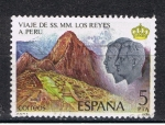 Stamps Spain -  Edifil  2494  Viaje de SS. MM. los Reyes a Hispanoamérica.  