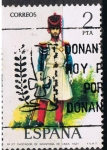 Stamps Spain -  Edifil  2351  Uniformes militares.  