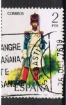 Stamps Spain -  Edifil  2351  Uniformes militares.  