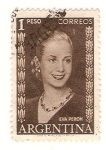 Stamps : America : Argentina :  EVA PERON