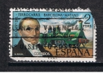 Stamps Spain -  Edifil  2173  125º Aniver. del Ferrocarril Barcelona-Mataró.  