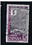 Stamps Spain -  Edifil  2166  V Cente. de la Imprenta.   