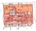 Stamps : Europe : Hungary :  magyar posta 4 gf