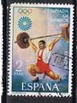 Stamps Spain -  Edifil  2099  XX Juegos Olímpicos de Munich.  