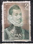 Stamps Spain -  Edifil  2055  IV Cente. de la Batalla de Lepanto.  