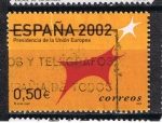 Stamps Spain -  Edifil  3866  España 2002 Presidencia de la Unión Euroea.  