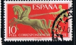 Stamps Spain -  Edifil  2041  Alegorías.  