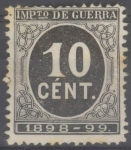 Stamps Spain -  ESPAÑA 237 CIFRA