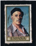 Stamps Spain -  Edifil  2022  Día del Sello,  Ignacio Zuloaga.  