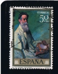 Stamps Spain -  Edifil  2019  Día del Sello,  Ignacio Zuloaga.  