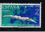 Stamps Spain -  Edifil  1989  XII Campeonatos europeos de natación, saltos y waterpolo.  