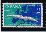 Stamps Spain -  Edifil  1989  XII Campeonatos europeos de natación, saltos y waterpolo.  