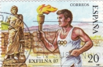 Stamps Spain -  EXFILNA-87