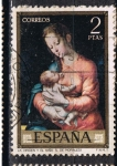 Stamps Spain -  Edifil  1966  Día del Sello Luis de Morales · El Divino ·.  