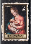 Stamps Spain -  Edifil  1966  Día del Sello Luis de Morales · El Divino ·.  