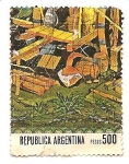 Stamps : America : Argentina :  Establo