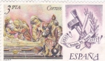 Stamps Spain -  Juan de Juni 1507-1577