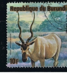 Stamps Burundi -  Addax nasomaculatus