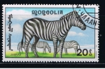 Stamps Mongolia -  Zebras