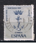 Stamps Spain -  Edifil  1737  Semana naval en Barcelona.  