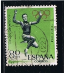 Stamps Spain -  Edifil  1618  Juegos Olímpicos de Innsbruck y Tokio.  