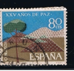 Stamps Spain -  Edifil  1581  XXV años de Paz Española. 