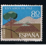 Stamps Spain -  Edifil  1581  XXV años de Paz Española. 