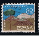 Stamps Spain -  Edifil  1581  XXV años de Paz Española. 