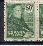 Stamps Spain -  Edifil  1011  Padre Benito J. Feijoo.  