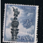 Stamps Spain -  Edifil  1643  Serie Turística.  