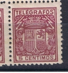 Stamps Spain -  Edifil  Telégrafos  68   